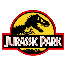 Vinilo Logo Jurassic Park