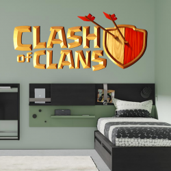 Vinilo Logo Clash of Clans