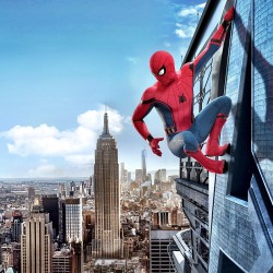 Vinilo Spiderman en Torre...